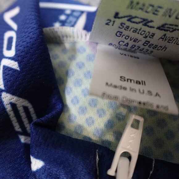 Voler Cycling Jersey Small Green Blue Full Zip Cycle for Life Double Sided CFF - Picture 3 of 6